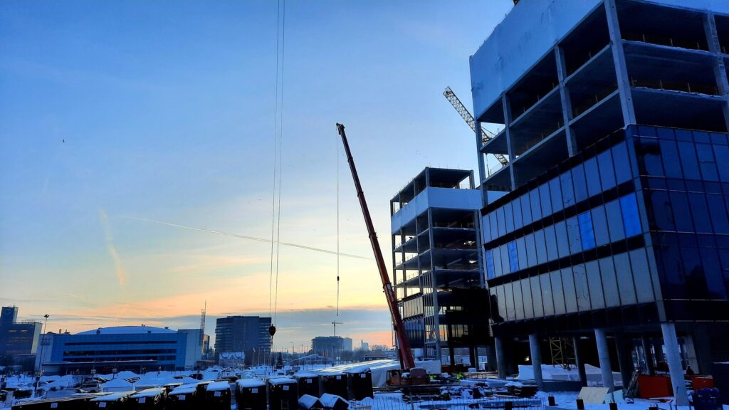 Elemental Business Centre (Skanstes iela 25) - Office center - construction photos