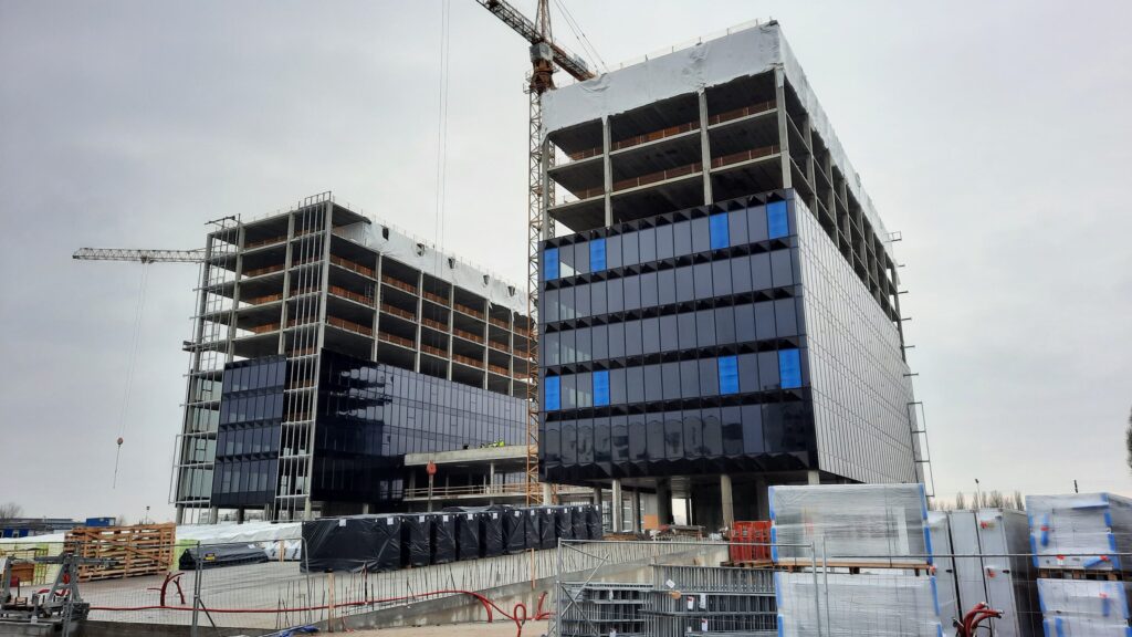 Elemental Business Centre (Skanstes iela 25) - Office center - construction photos