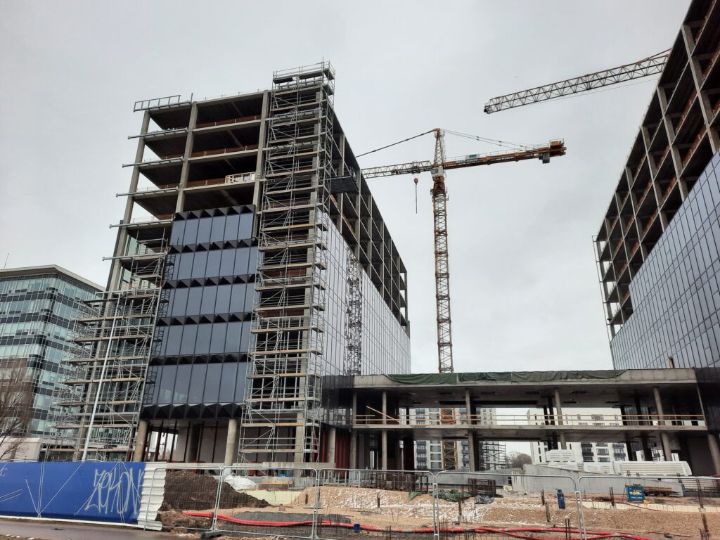 Elemental Business Centre (Skanstes iela 25) - Office center - construction photos