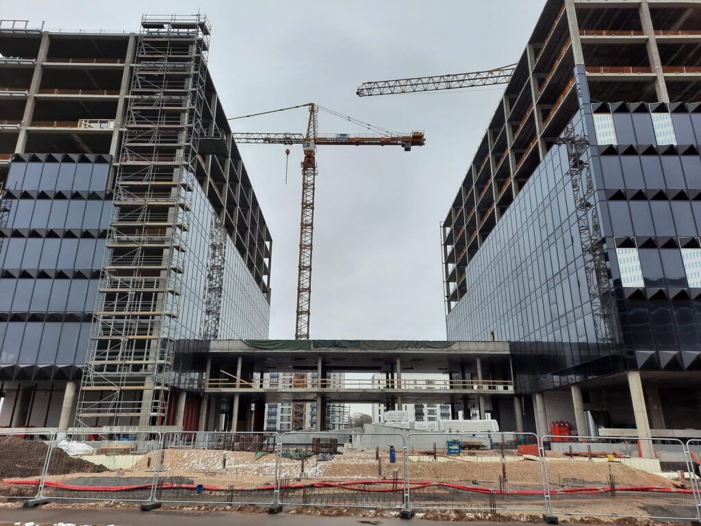 Elemental Business Centre (Skanstes iela 25) - Office center - construction photos