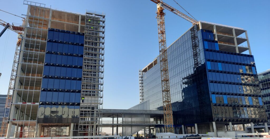 Elemental Business Centre (Skanstes iela 25) - Office center - construction photos