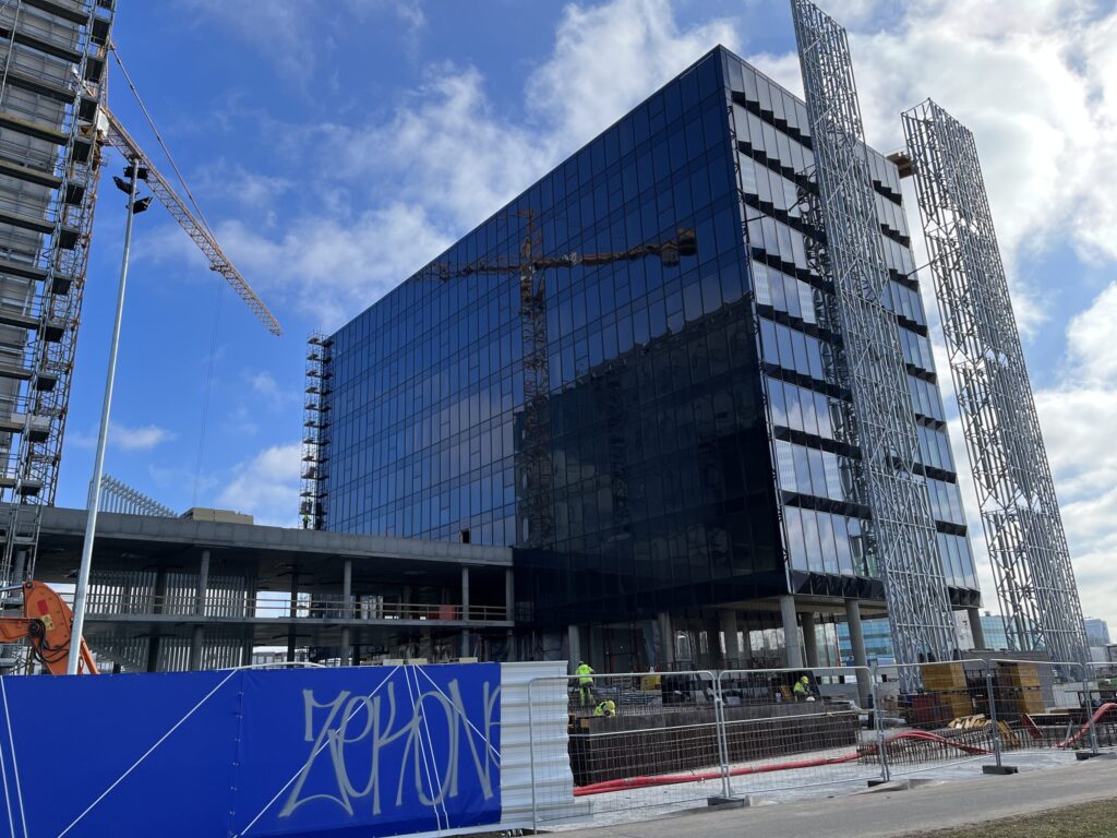 Elemental Business Centre (Skanstes iela 25) - Office center - construction photos