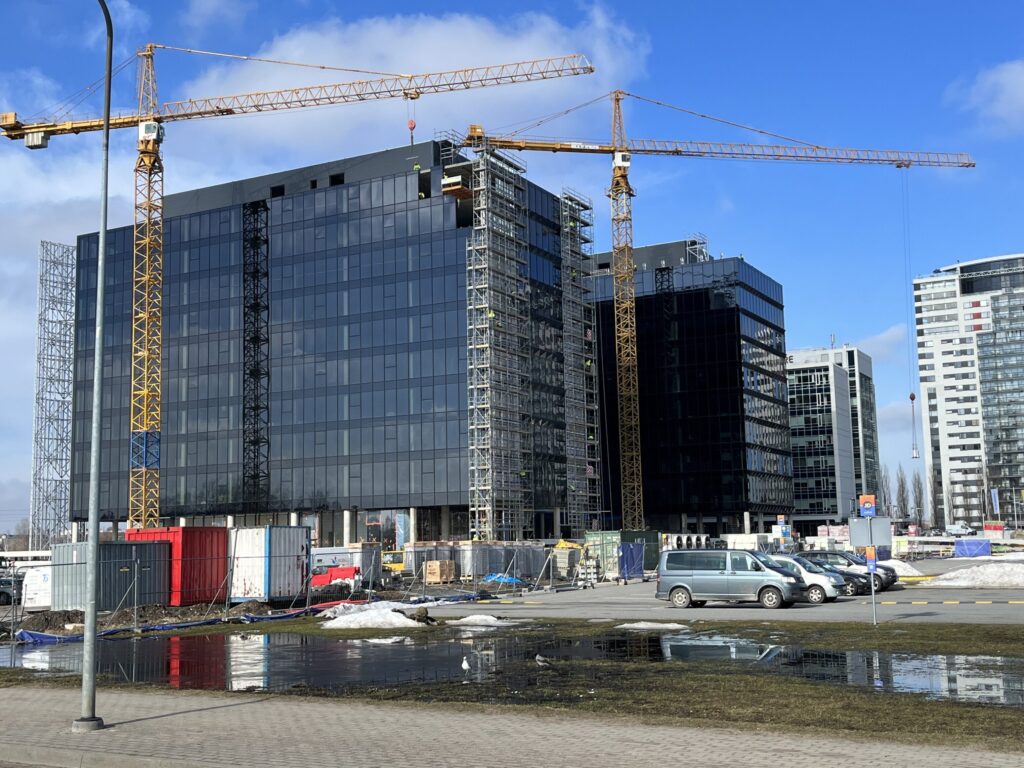 Elemental Business Centre (Skanstes iela 25) - Office center - construction photos