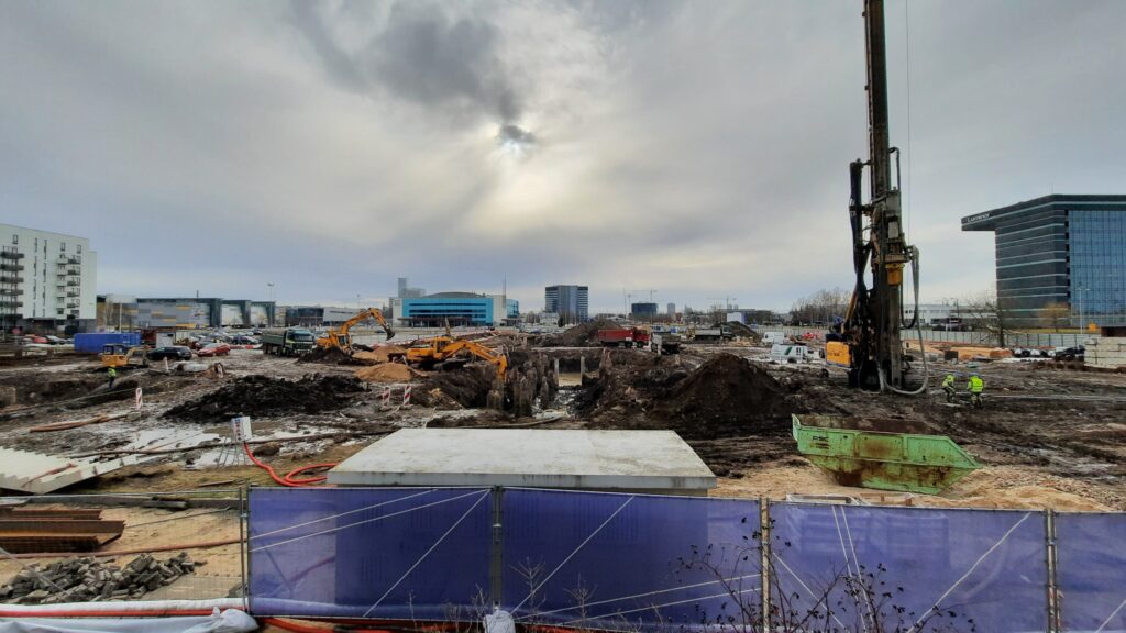 Elemental Business Centre (Skanstes iela 25) - Office center - construction photos