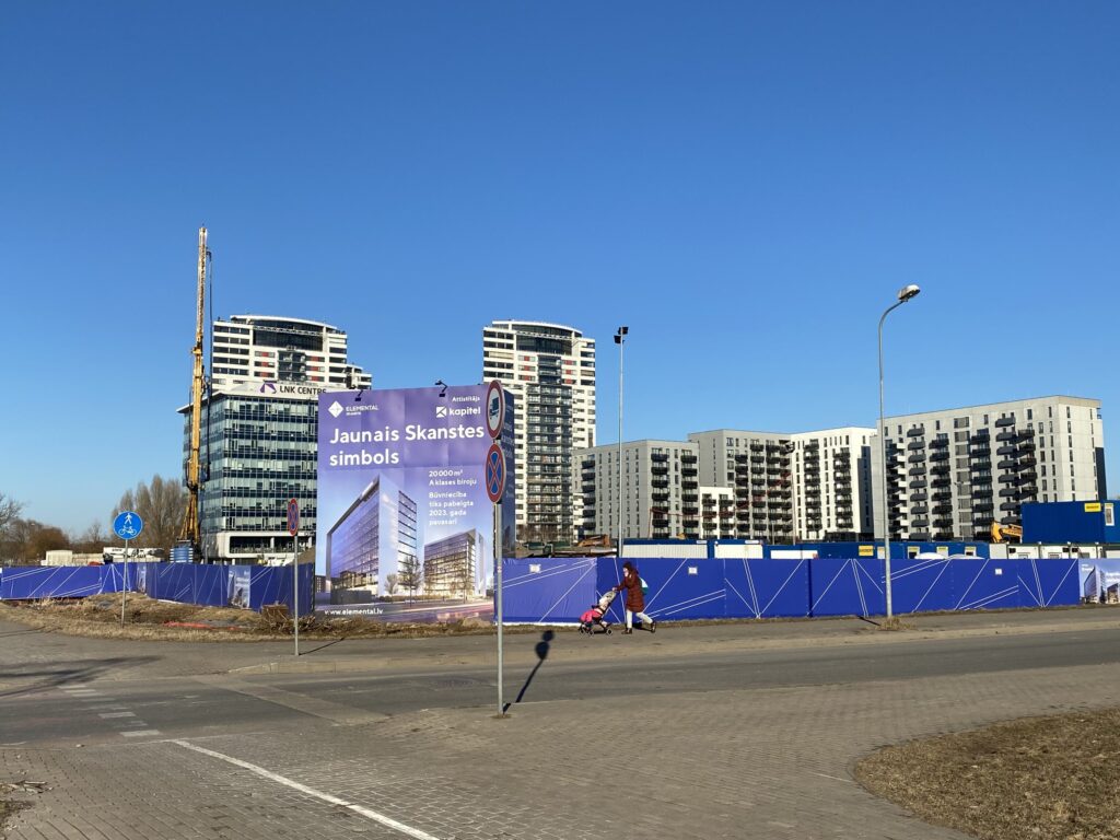Elemental Business Centre (Skanstes iela 25) - Office center - construction photos