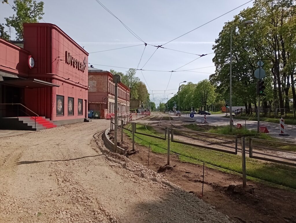 Velosipēdu ceļš Centrs - Ziepniekkalns (Akmeņu iela, Vienības gatve, Telts iela, Valdeķu iela) - Bike path - construction photos