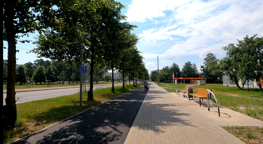 Velosipēdu ceļš Centrs - Ziepniekkalns (Akmeņu iela, Vienības gatve, Telts iela, Valdeķu iela) - Bike path - construction photos