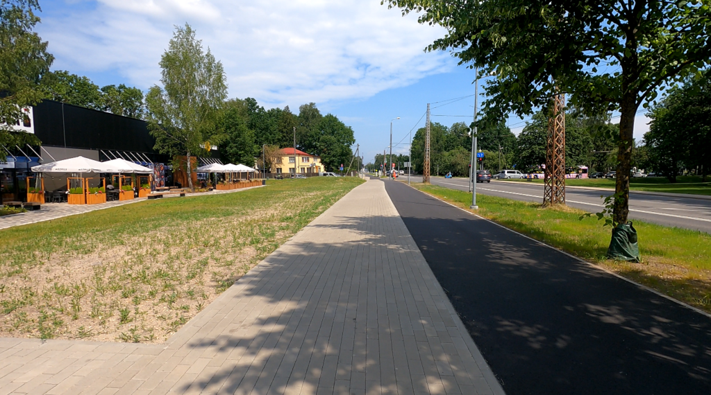 Velosipēdu ceļš Centrs - Ziepniekkalns (Akmeņu iela, Vienības gatve, Telts iela, Valdeķu iela) - Bike path - construction photos