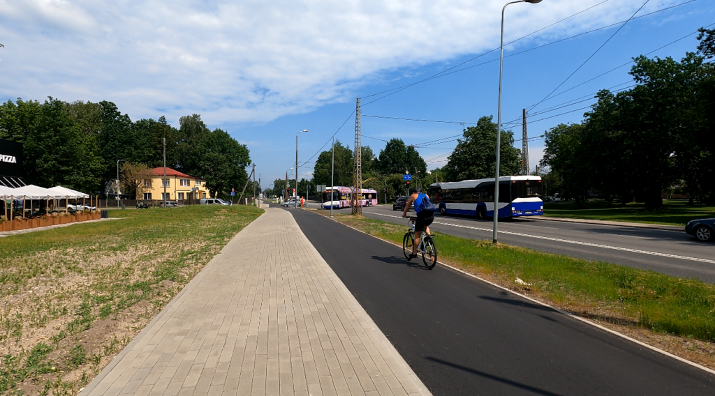 Velosipēdu ceļš Centrs - Ziepniekkalns (Akmeņu iela, Vienības gatve, Telts iela, Valdeķu iela) - Bike path - construction photos