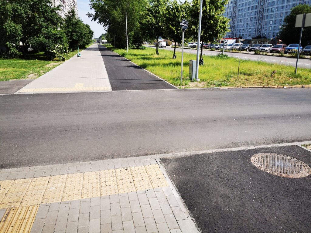 Velosipēdu ceļš Centrs - Ziepniekkalns (Akmeņu iela, Vienības gatve, Telts iela, Valdeķu iela) - Bike path - construction photos