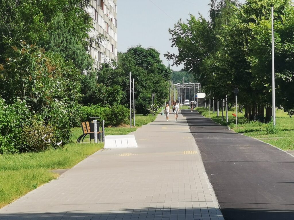 Velosipēdu ceļš Centrs - Ziepniekkalns (Akmeņu iela, Vienības gatve, Telts iela, Valdeķu iela) - Bike path - construction photos