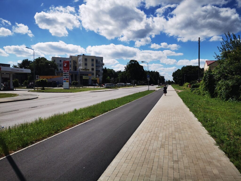 Velosipēdu ceļš Centrs - Ziepniekkalns (Akmeņu iela, Vienības gatve, Telts iela, Valdeķu iela) - Bike path - construction photos