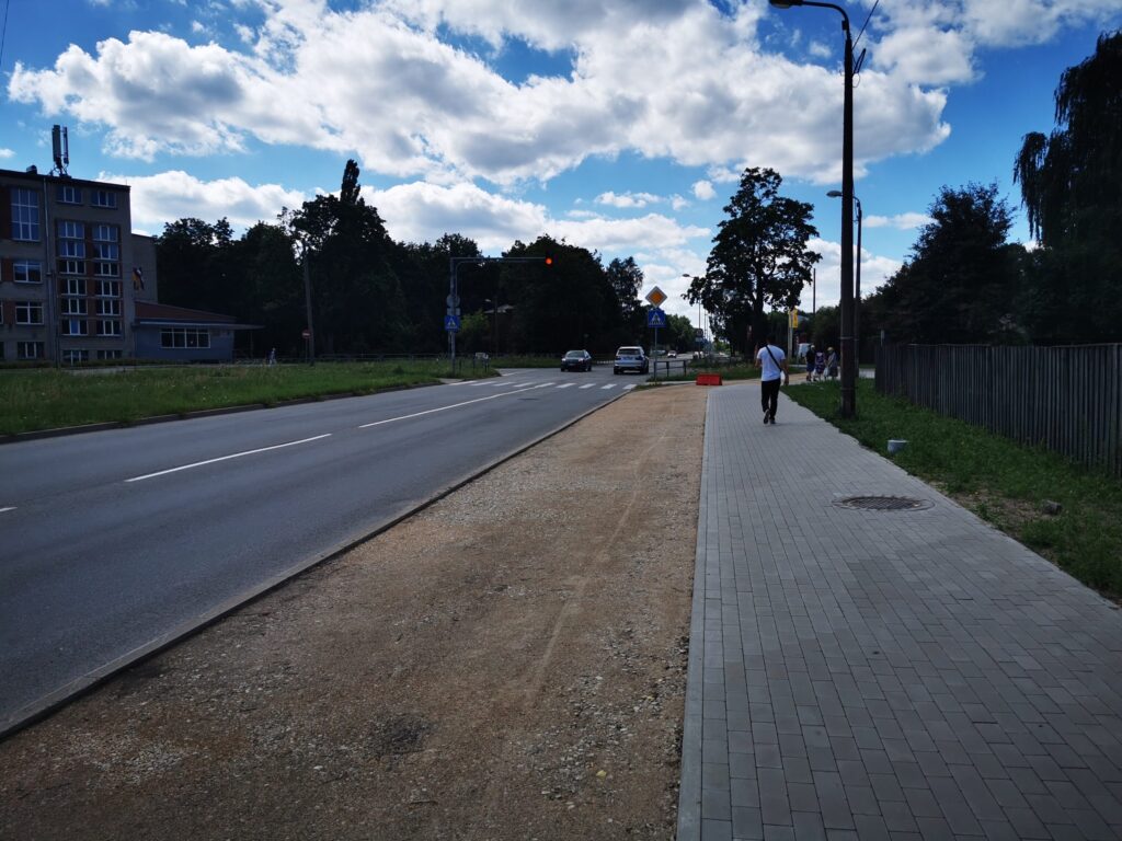 Velosipēdu ceļš Centrs - Ziepniekkalns (Akmeņu iela, Vienības gatve, Telts iela, Valdeķu iela) - Bike path - construction photos