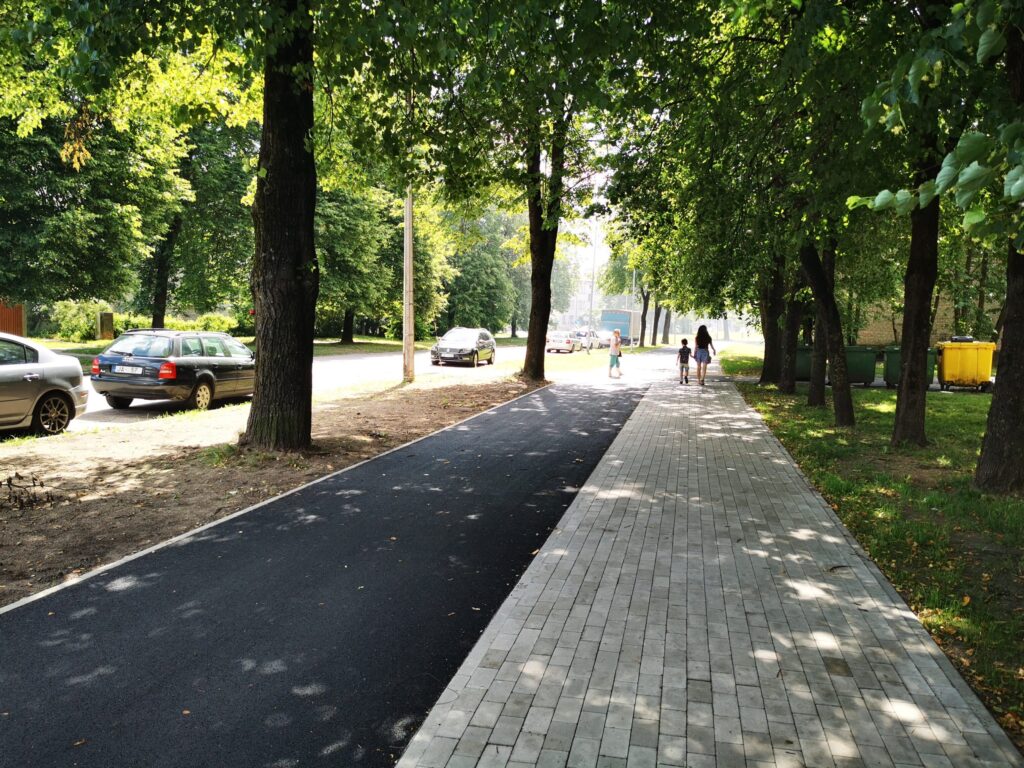 Velosipēdu ceļš Centrs - Ziepniekkalns (Akmeņu iela, Vienības gatve, Telts iela, Valdeķu iela) - Bike path - construction photos