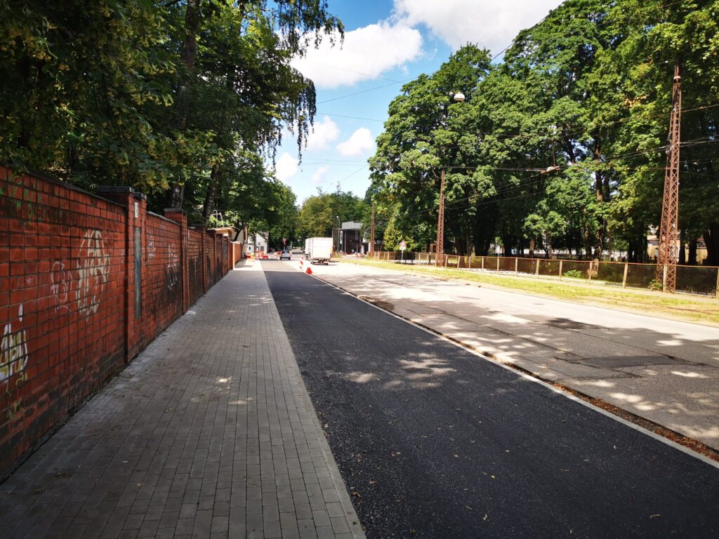 Velosipēdu ceļš Centrs - Ziepniekkalns (Akmeņu iela, Vienības gatve, Telts iela, Valdeķu iela) - Bike path - construction photos