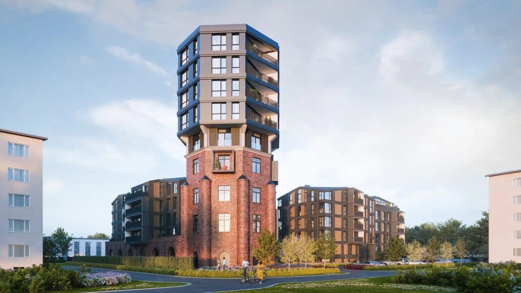 Peakorter (Erika 6a, 6b) (Erika 6a, 6b) - Daugiabutis - vizualizacija