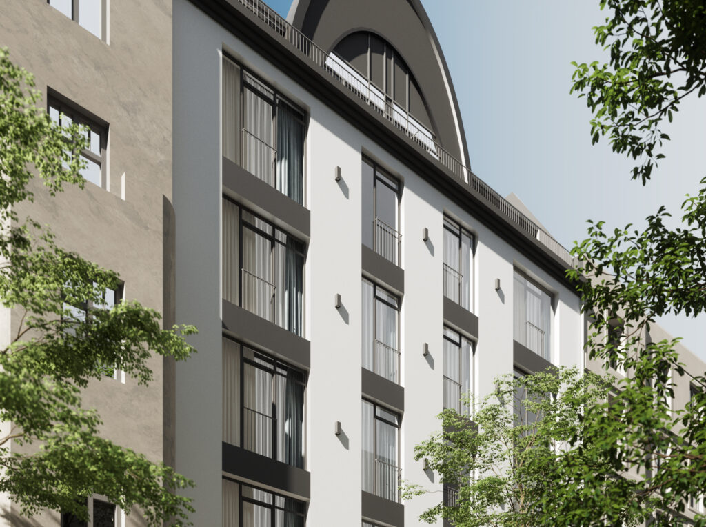 Ģertrūdes kvartāls - 1. kārta (Ģertrūdes iela 65) - Multi apartment - visualization