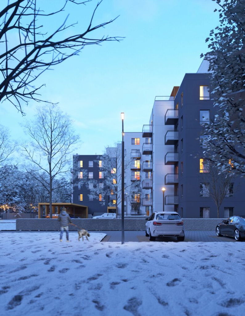 Kuldīgas Parks (Gregora iela 2A) - Multi apartment - visualization
