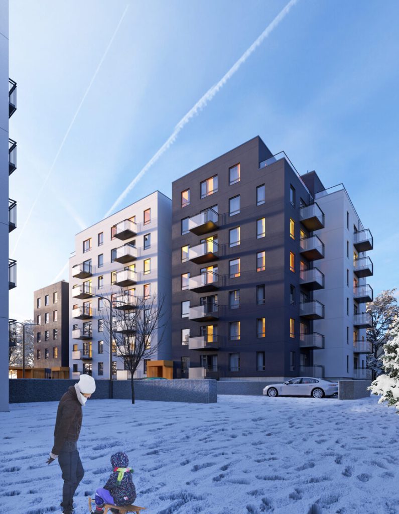 Kuldīgas Parks (Gregora iela 2A) - Multi apartment - visualization