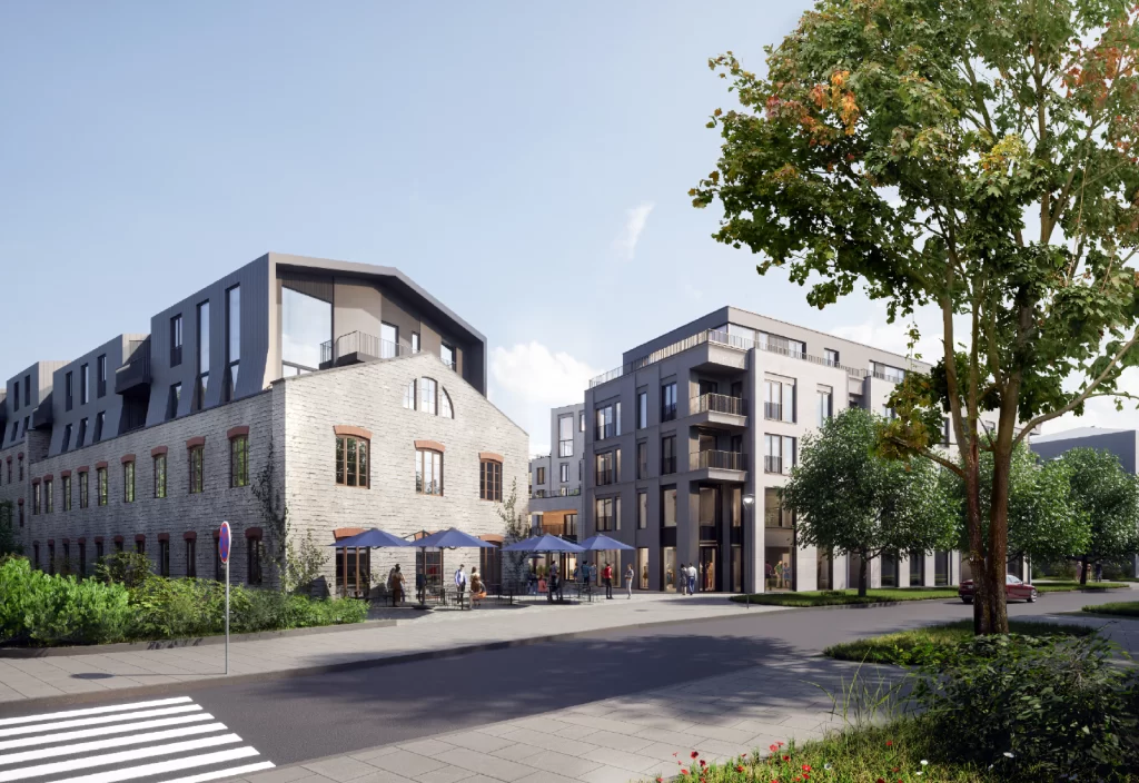 Jakobsoni 14 (C. R. Jakobsoni 14, 16, 18 / J. Kunderi 13, 15) - Korterelamu, Büroohoone, Muu äri - visuaalne