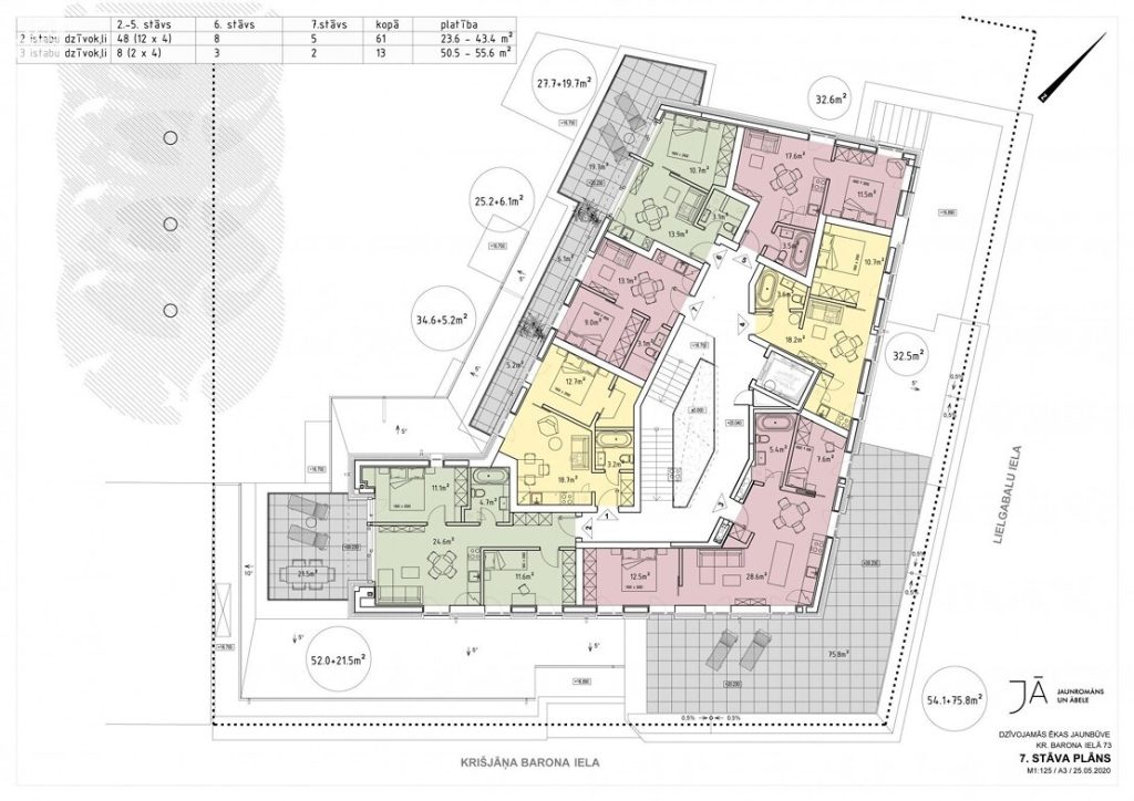 Krišjāņa Barona iela 73 (Krišjāņa Barona iela 73) - Multi apartment - visualization