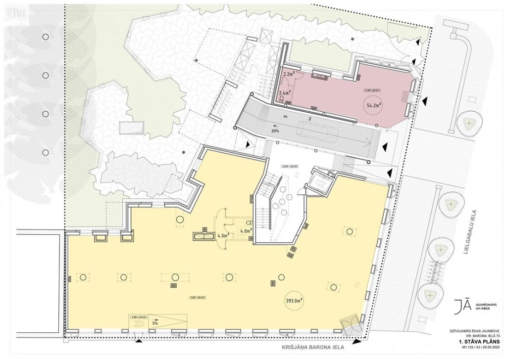 Krišjāņa Barona iela 73 (Krišjāņa Barona iela 73) - Multi apartment - visualization