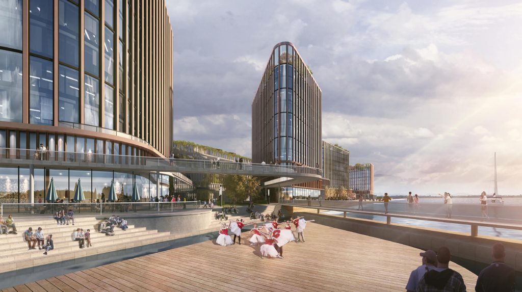 Krasta City (Krasta iela 1A) - Office center - visualization