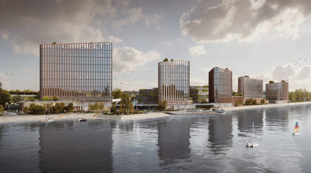 Krasta City (Krasta iela 1A) - Office center - visualization