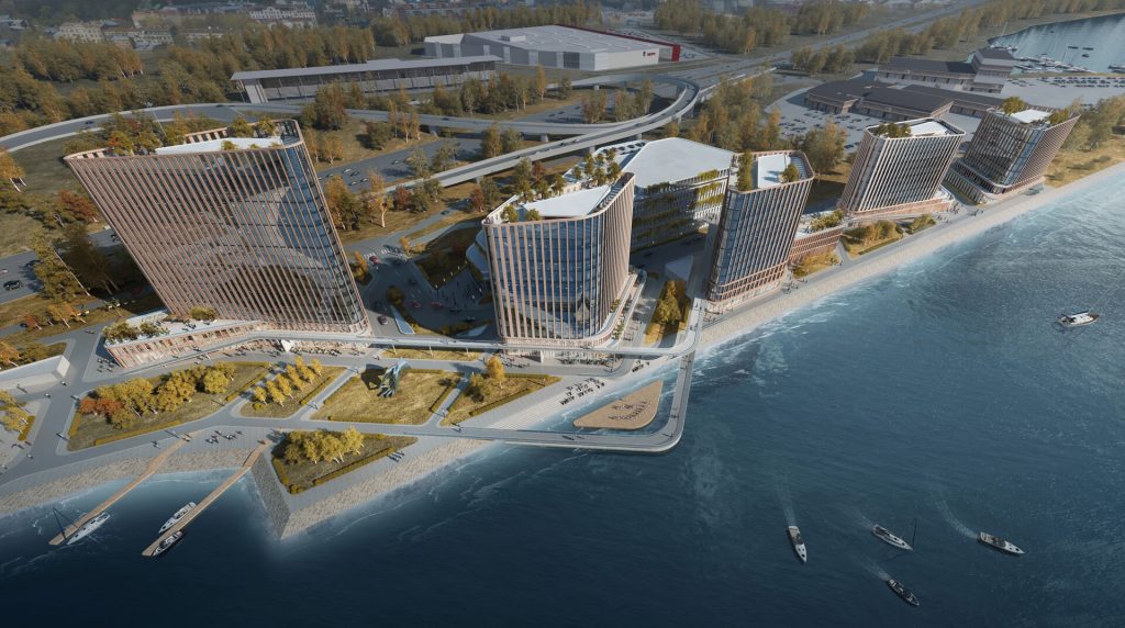 Krasta City (Krasta iela 1A) - Office center - visualization