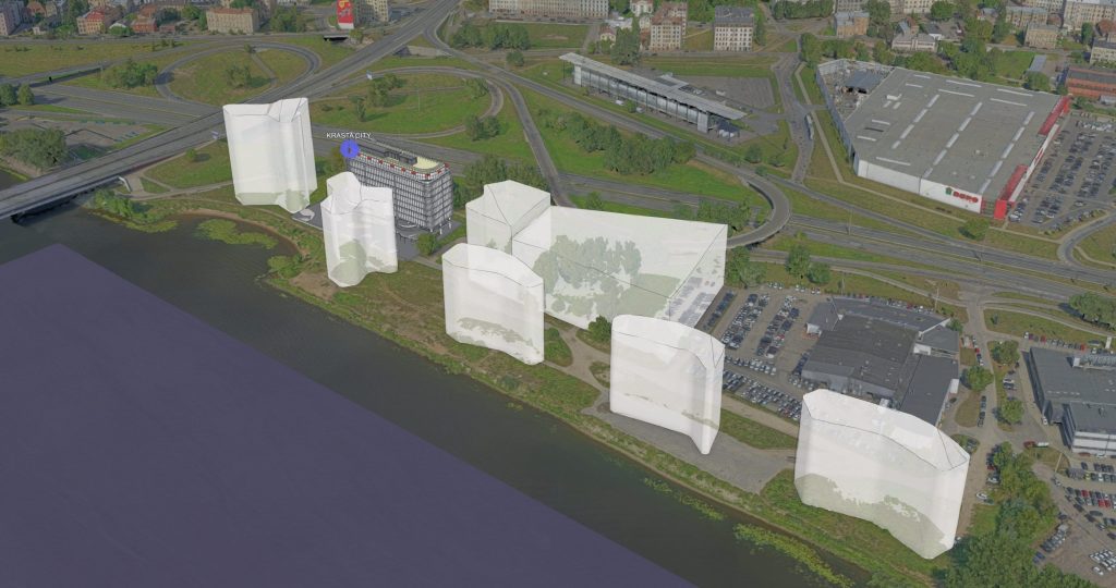 Krasta City (Krasta iela 1A) - Office center - visualization