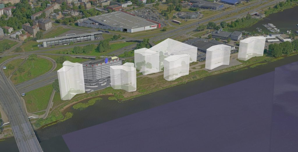 Krasta City (Krasta iela 1A) - Office center - visualization