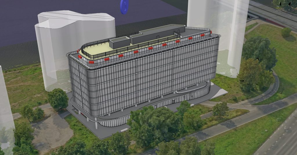 Krasta City (Krasta iela 1A) - Office center - visualization