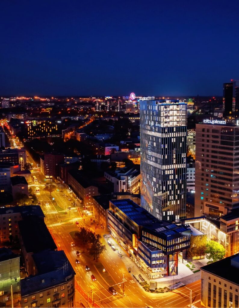 City Plaza 2 (A. Laikmaa 11 / Tartu mnt 1) - Food services, Non-food store, Office center, Other commercial - visualization