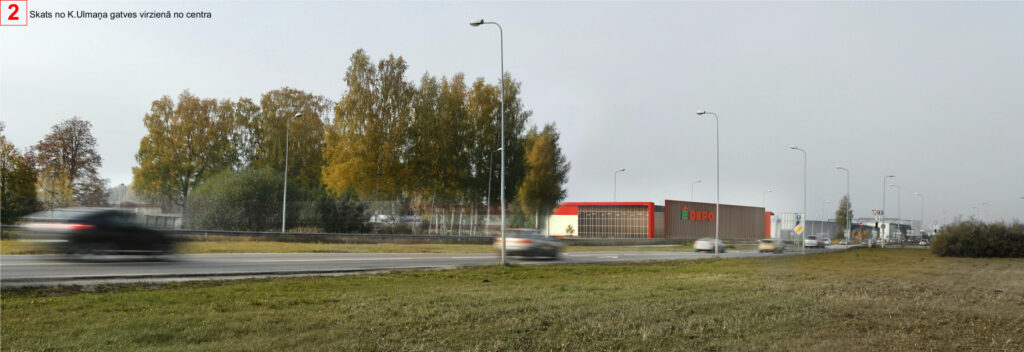 Depo Lielā iela 2 (Lielā iela 2, Mārupe) - Shopping center - visualization