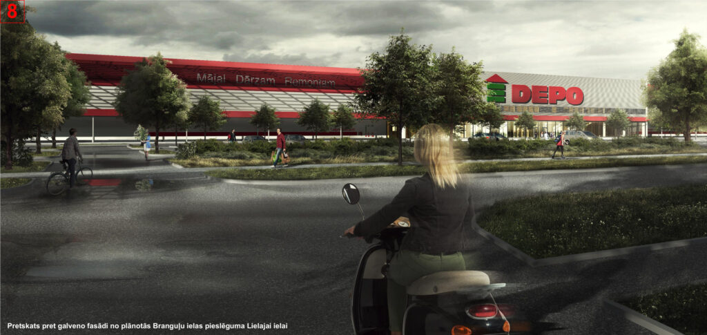 Depo Lielā iela 2 (Lielā iela 2, Mārupe) - Shopping center - visualization
