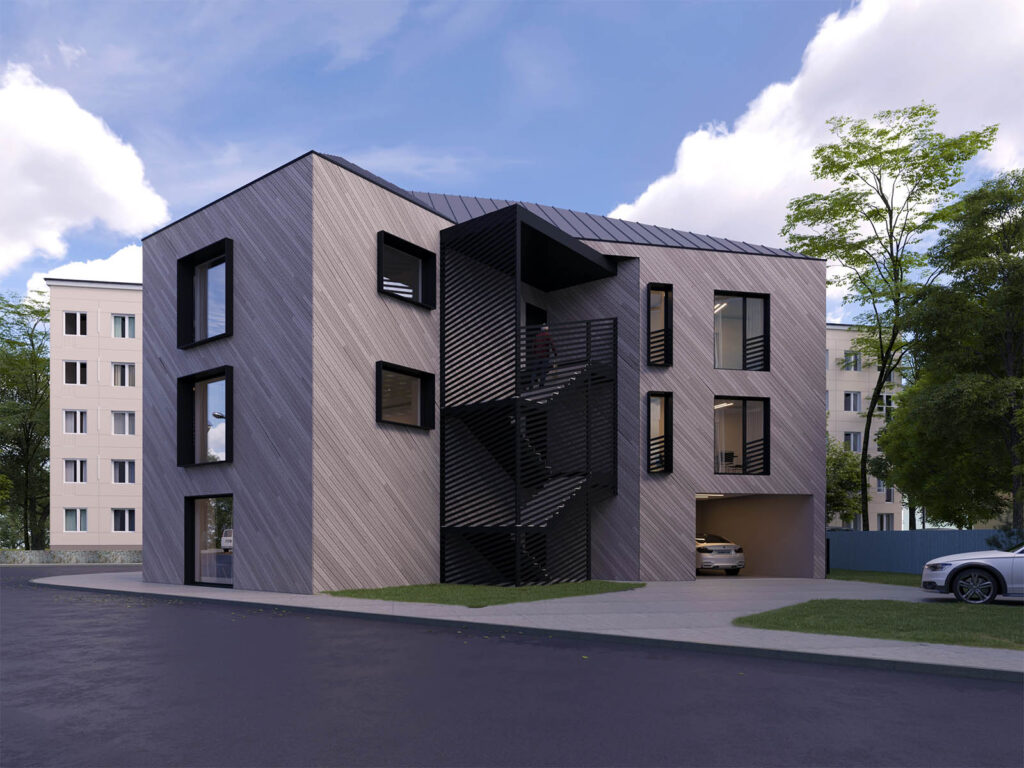 Luha 6 / Väike-Ameerika 10 (Luha 6 / Väike-Ameerika 10) - Multi apartment, Other commercial - visualization