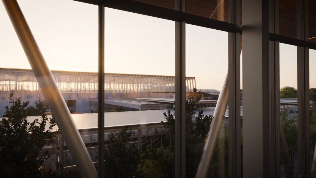 Starptautiskās lidostas "Rīga" pasažieru termināla paplašināšana VI kārta (Ziemeļu iela 18) - Oro uostas - vizualizacija