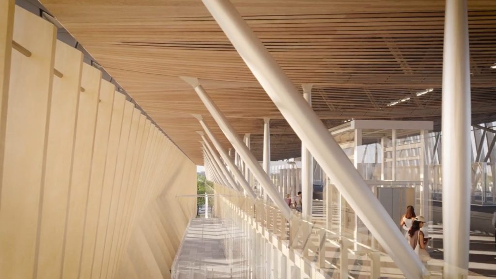 Starptautiskās lidostas "Rīga" pasažieru termināla paplašināšana VI kārta (Ziemeļu iela 18) - Oro uostas - vizualizacija