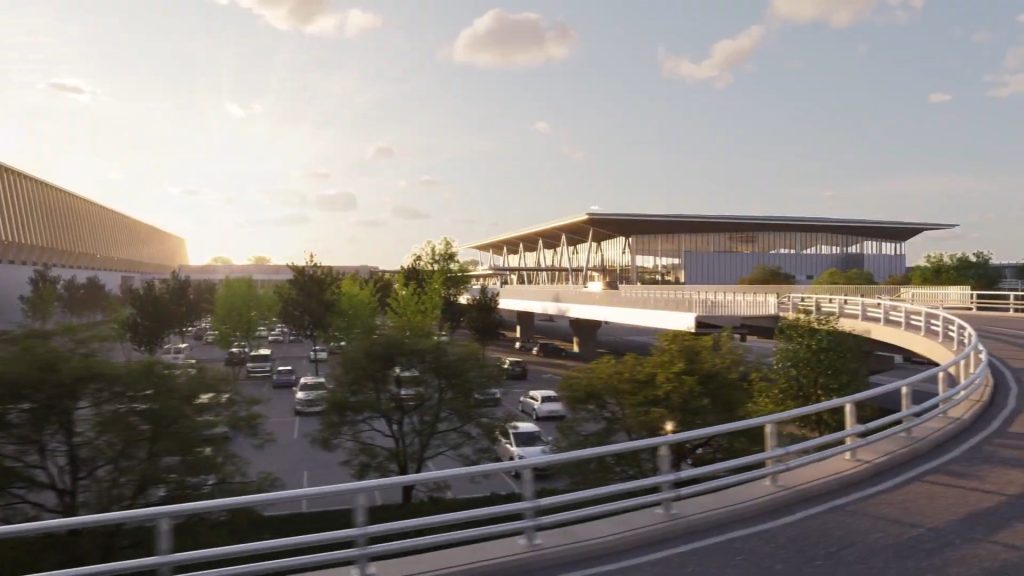 Starptautiskās lidostas "Rīga" pasažieru termināla paplašināšana VI kārta (Ziemeļu iela 18) - Oro uostas - vizualizacija