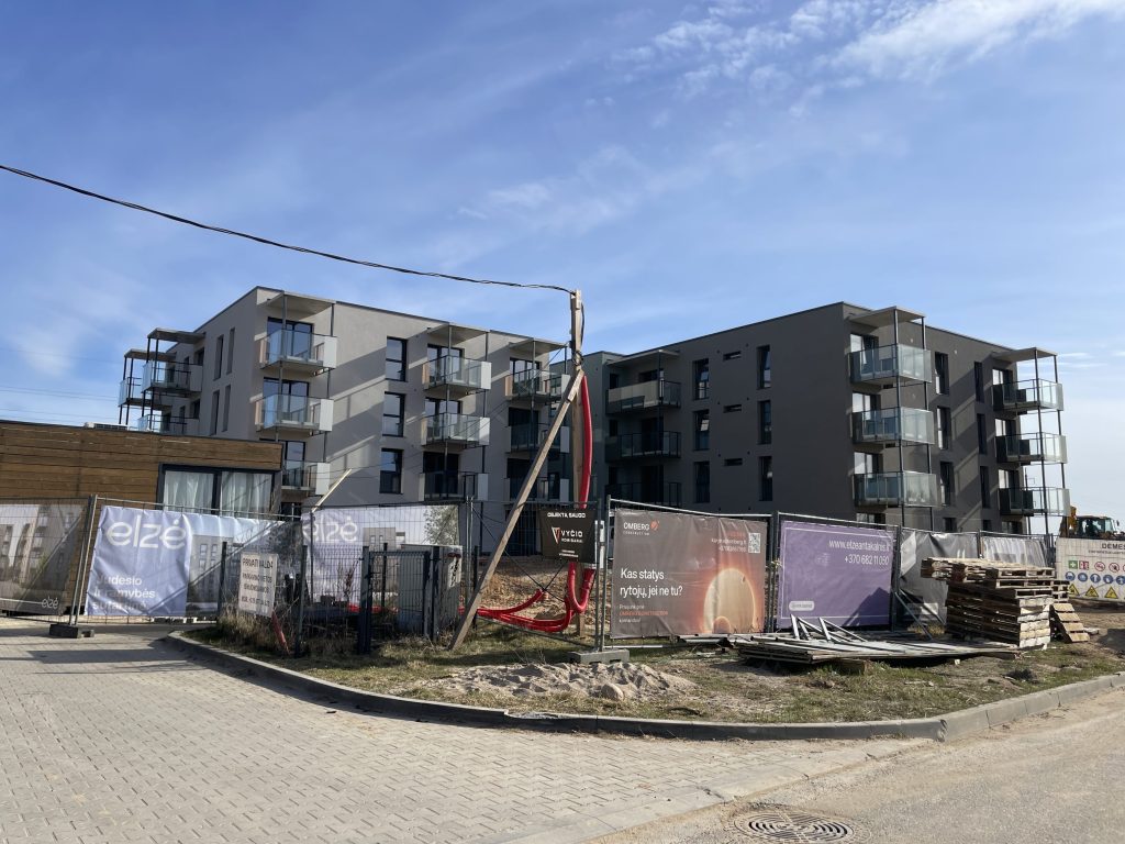 Elzė 1 etapas (Duburio g. 10) - Daugiabutis - statybų nuotraukos