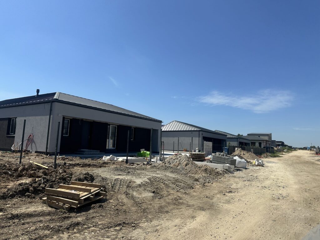 Namai Aleksote (Juozo Vyšniausko g.) - Private house community - construction photos