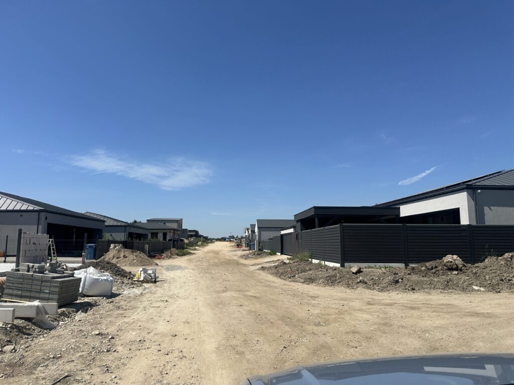 Namai Aleksote (Juozo Vyšniausko g.) - Private house community - construction photos