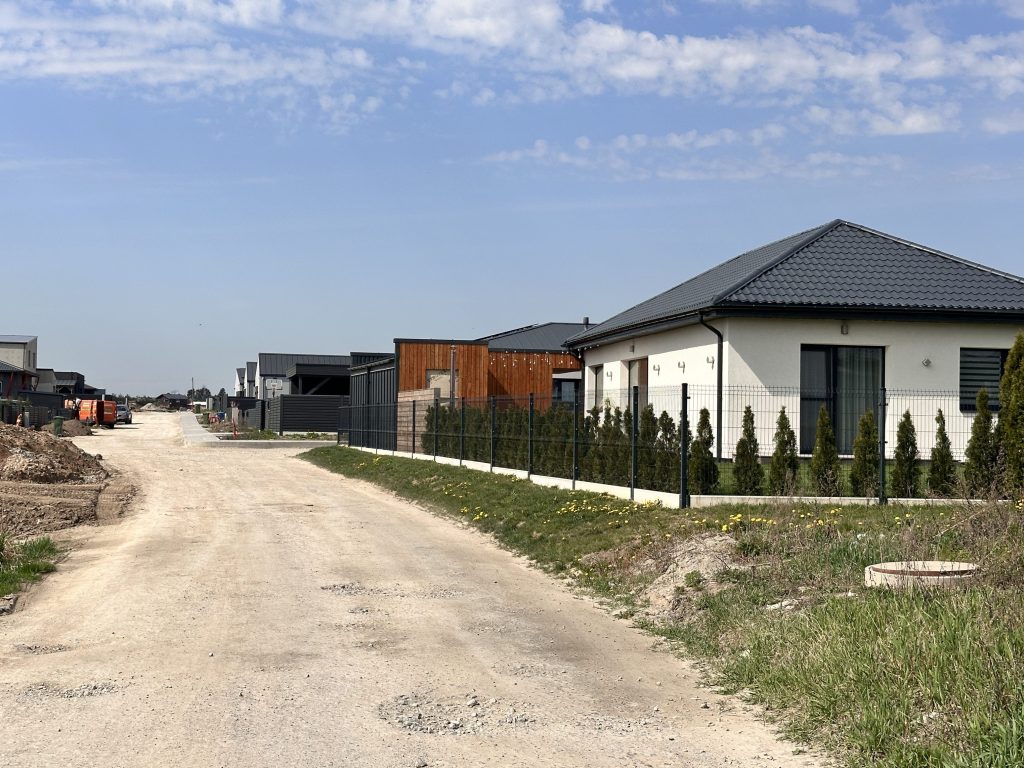 Namai Aleksote (Juozo Vyšniausko g.) - Private house community - construction photos