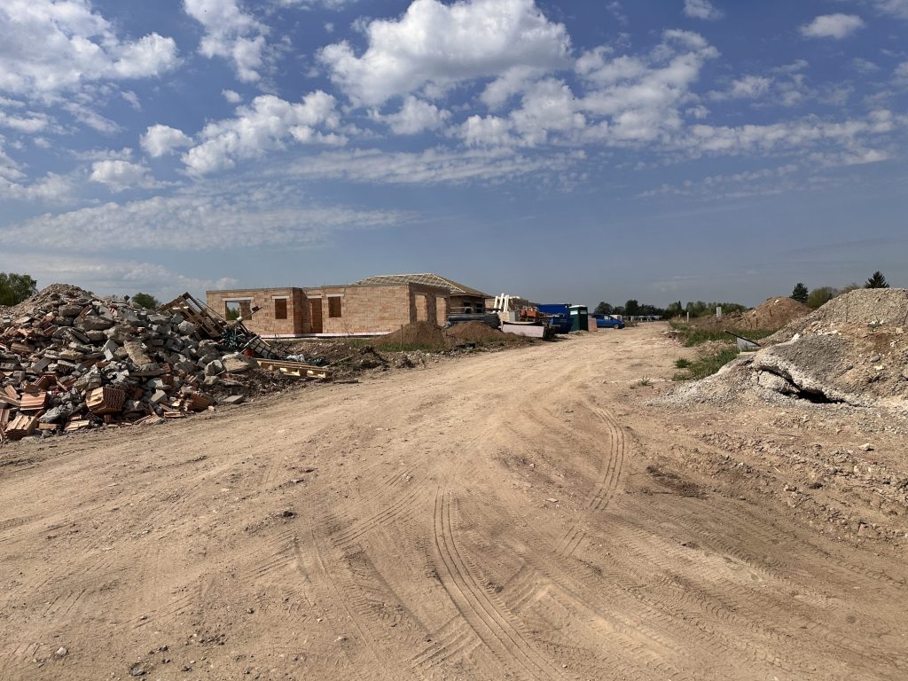 Namai Aleksote (Juozo Vyšniausko g.) - Private house community - construction photos