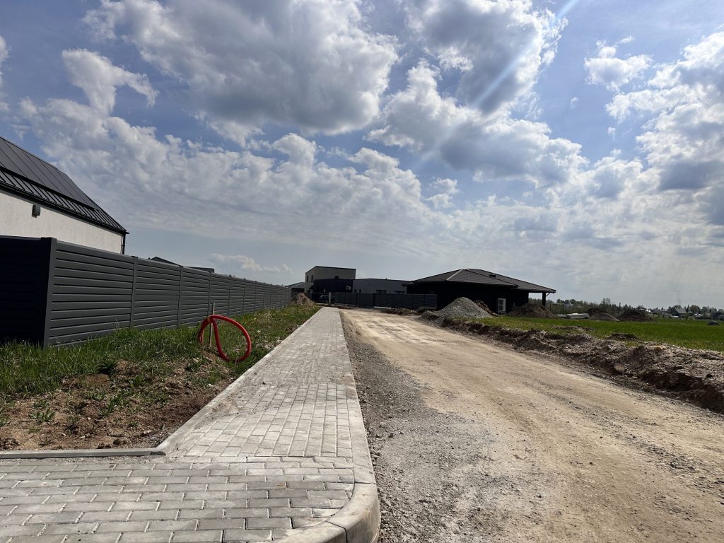 Namai Aleksote (Juozo Vyšniausko g.) - Private house community - construction photos