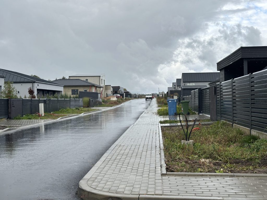 Namai Aleksote (Juozo Vyšniausko g.) - Private house community - construction photos