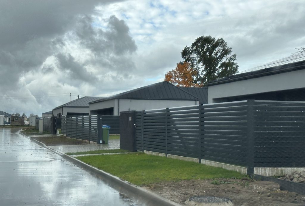 Namai Aleksote (Juozo Vyšniausko g.) - Private house community - construction photos