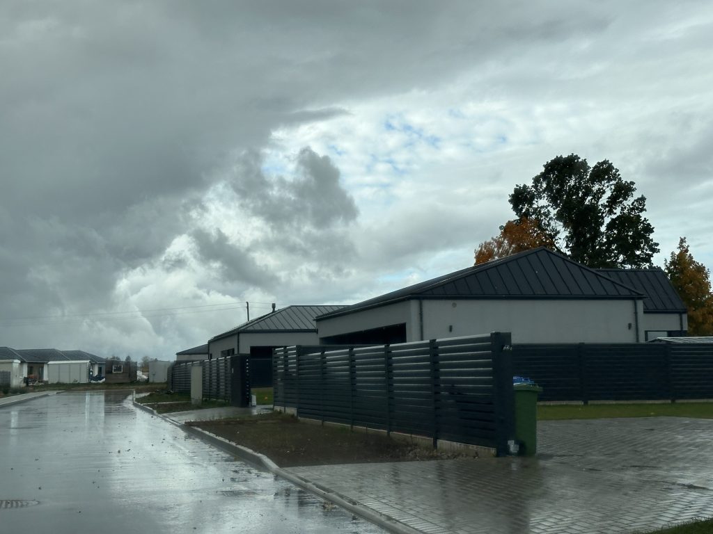 Namai Aleksote (Juozo Vyšniausko g.) - Private house community - construction photos