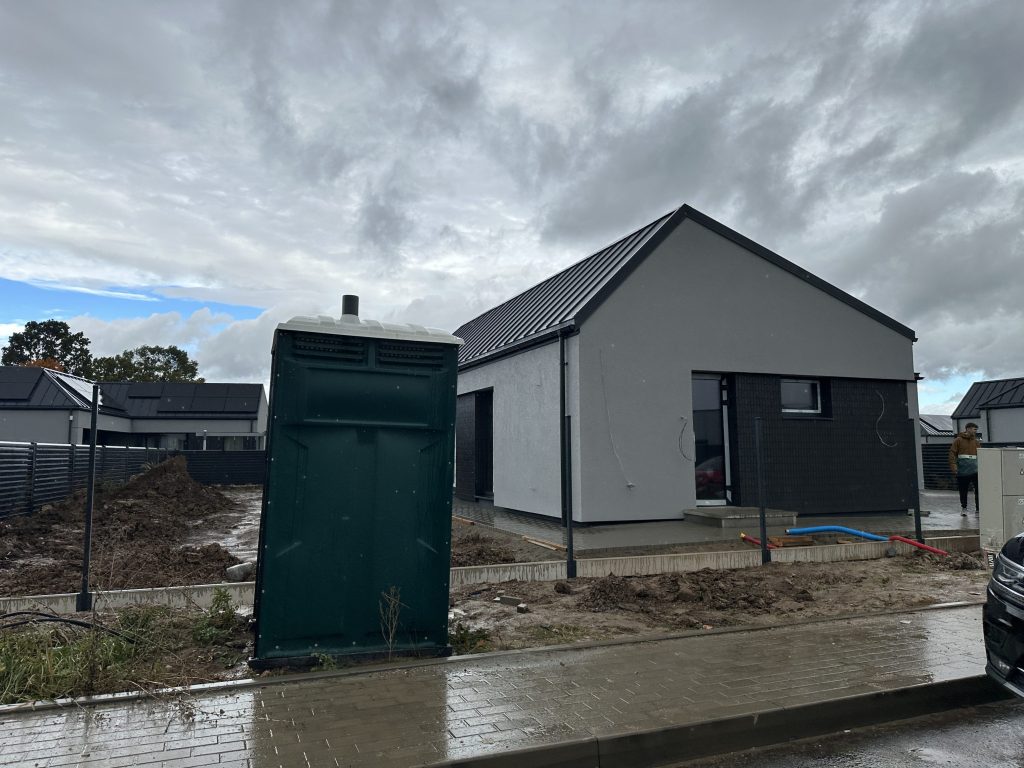 Namai Aleksote (Juozo Vyšniausko g.) - Private house community - construction photos