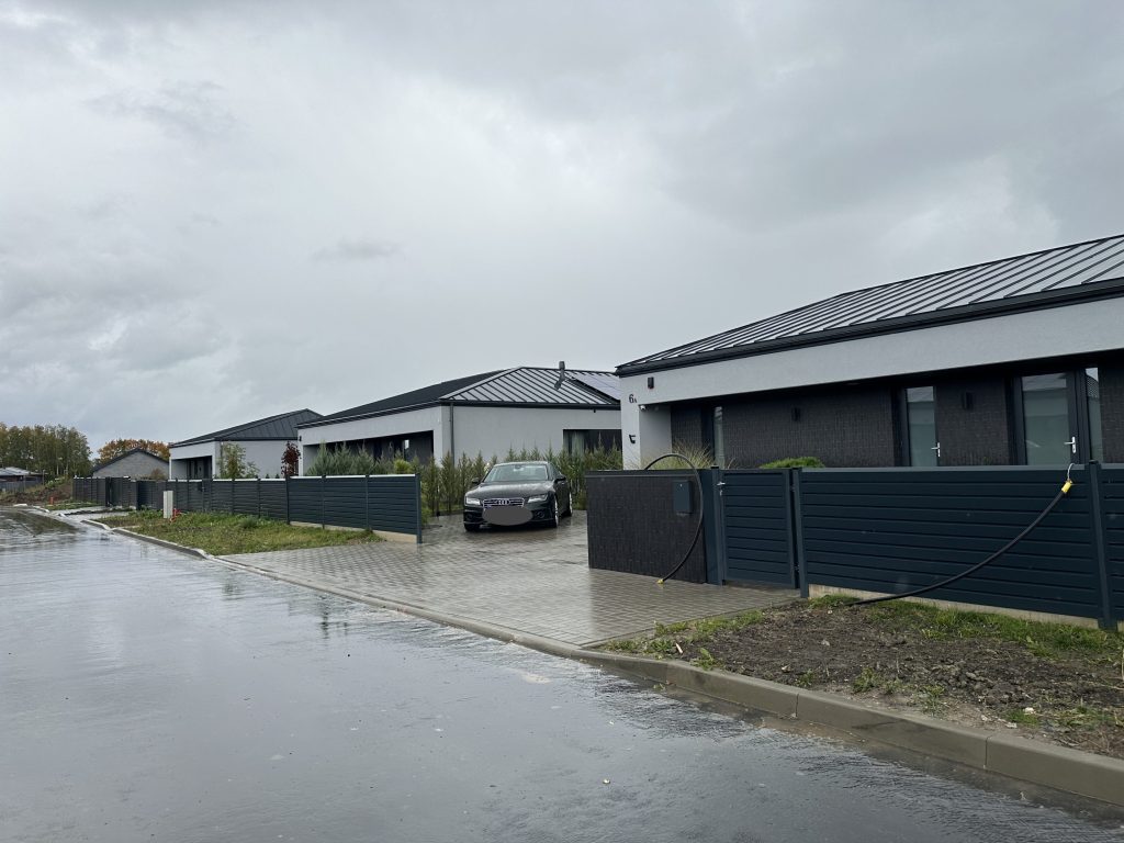 Namai Aleksote (Juozo Vyšniausko g.) - Private house community - construction photos